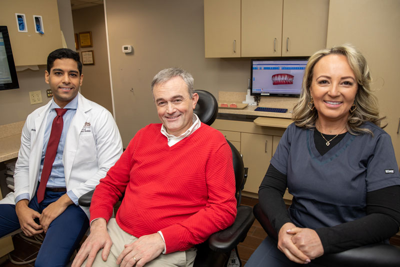 invisalign patient smiling